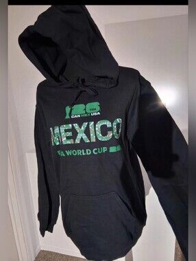 NWOT-Mexico FIFA World Cup Black Hoodie